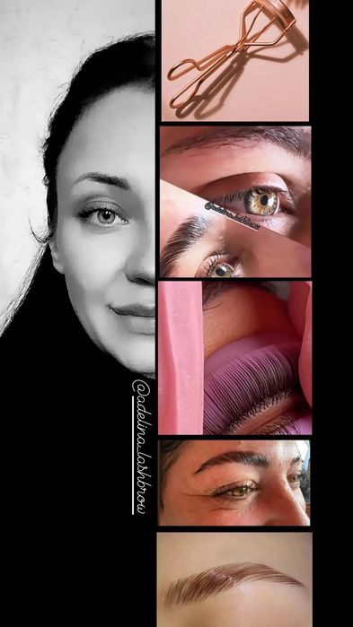 Ламинирование ресниц и бровей
