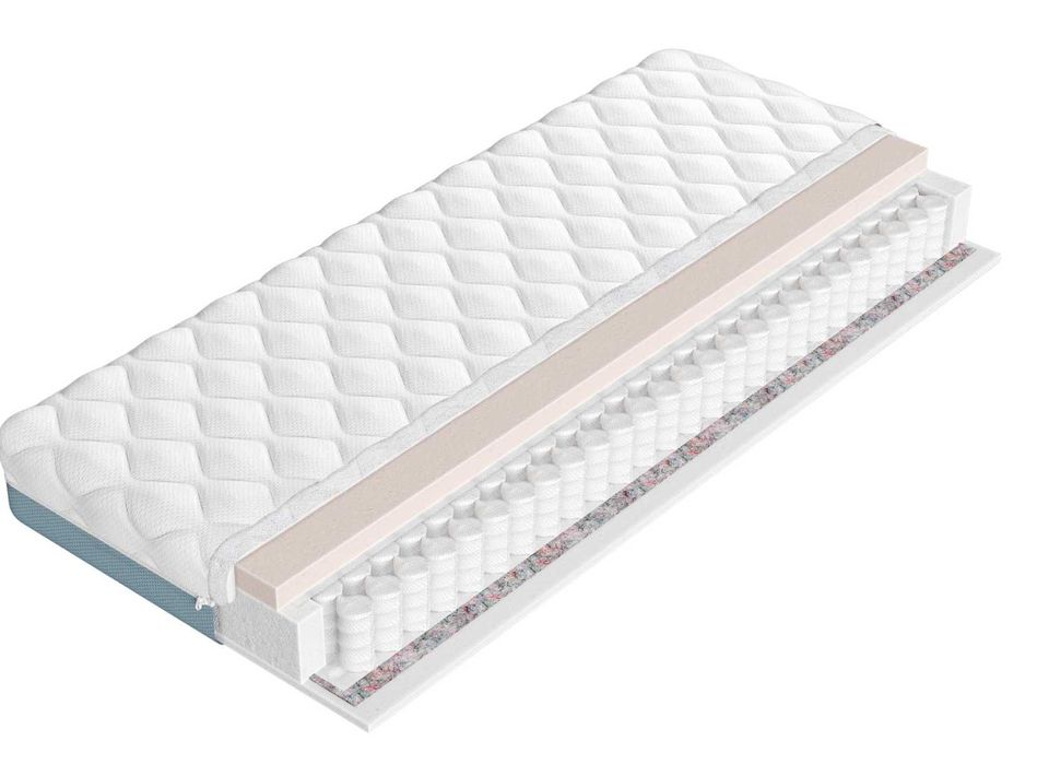 Saltea ELON 120x200 mediu tare cu arcuri împachetate 13 cm Lano Mobila