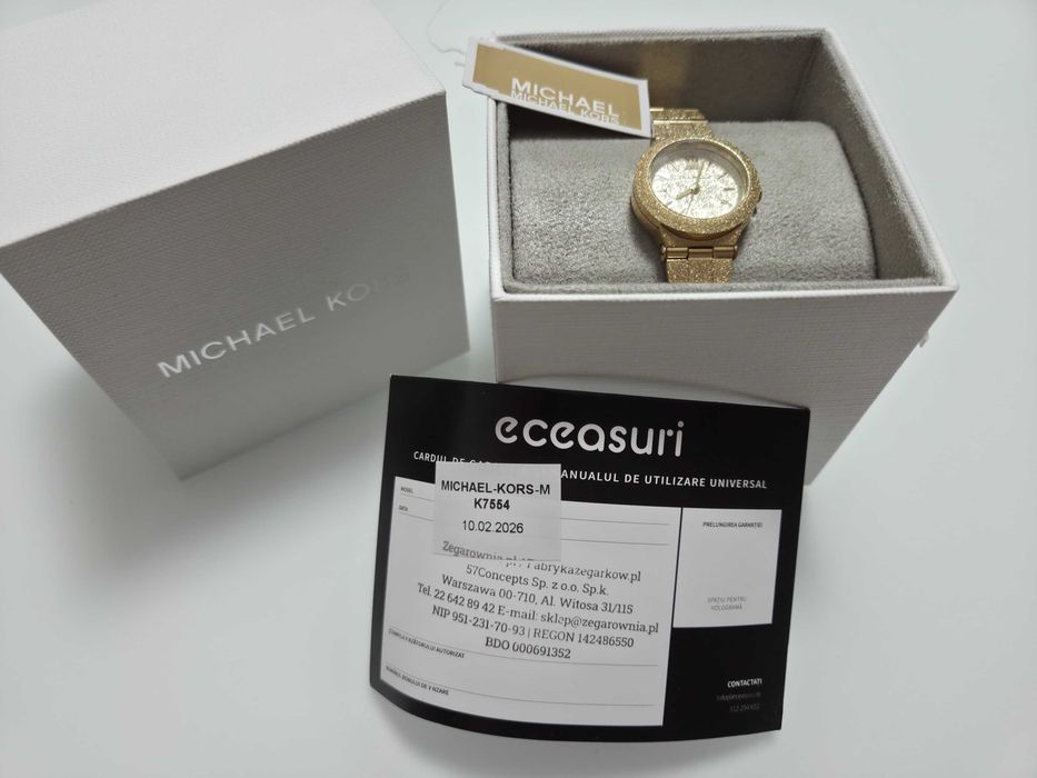 Ceas Michael Kors Gold Nou