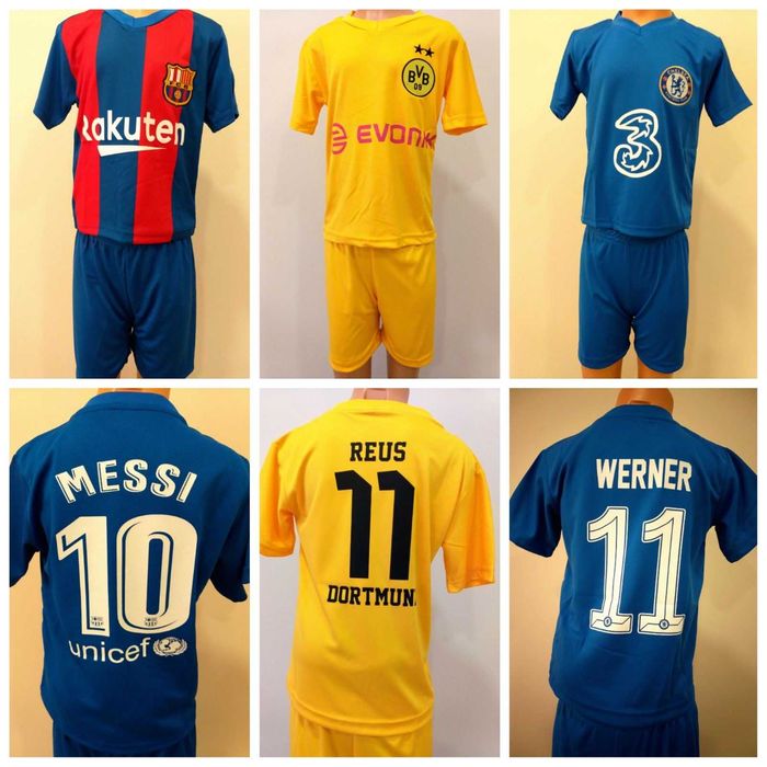 Детски къси футболни екипи 12 модела