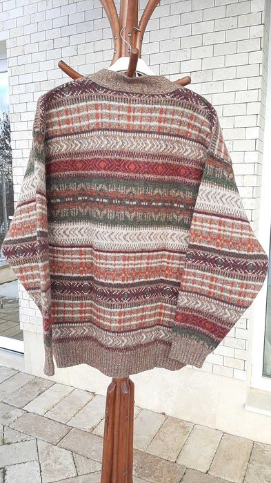 Cardigan barbatesc, nou, lana pura, L, nou, Mauritius
