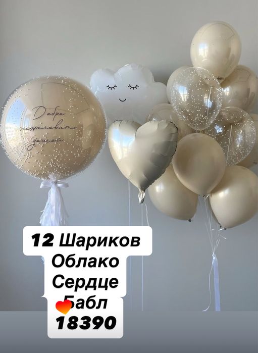 Выписка из роддома  шары Срочно Астана