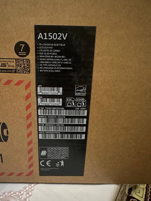 ASUS VivoBook 15 i9 / 16GB / 512GB