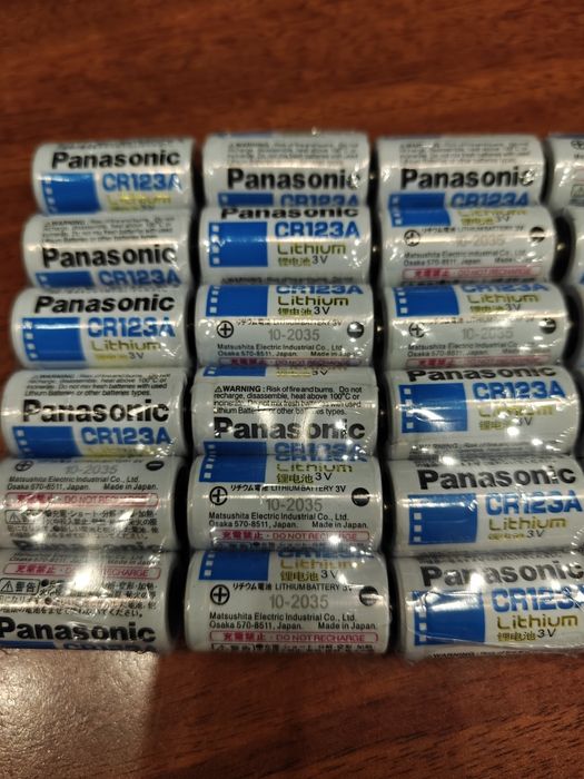 Panasonic CR123A батарейки 6 шт
