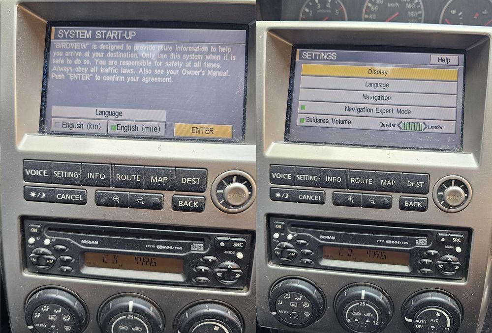 Navigatie GPS Originala Nissan X-trail T30 (KIT)