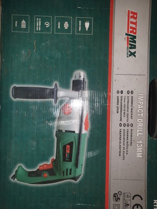 Дрель мощная 2х скоростная