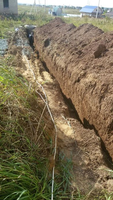 Траншей капаем септик