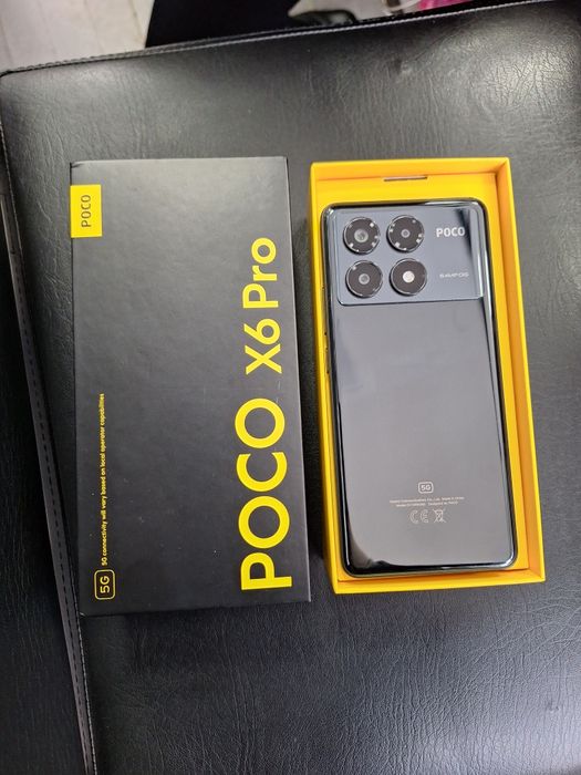 Poco X6 pro 12/512 1 йил гарантияси бор