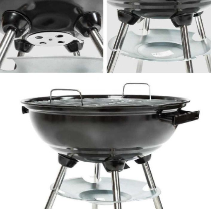 Барбекю Muhler A-K17F с капак 48x43xH73.5cm