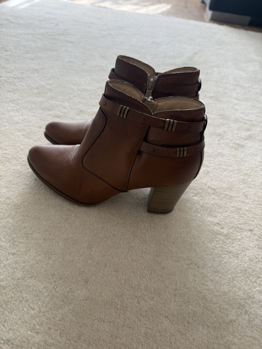 Botine dama elegante din piele naturală, marimea 38