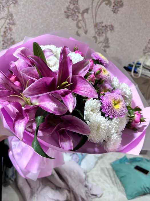 Букет цветов свежие