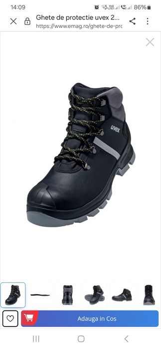 Ghete de protectie uvex 2 S3 SRC 65102