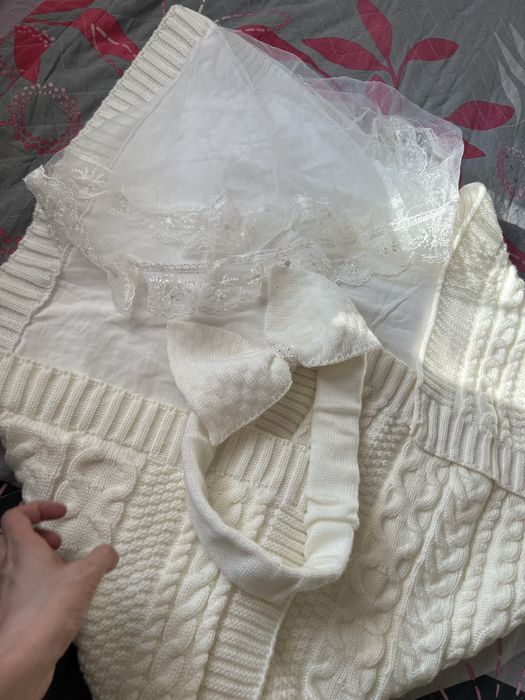 Конверт и плед на выписку