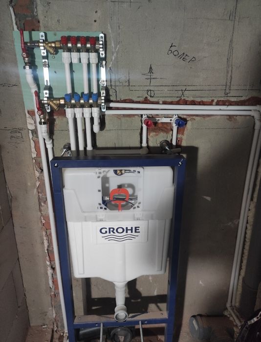 Установка Бойлера Сантехник