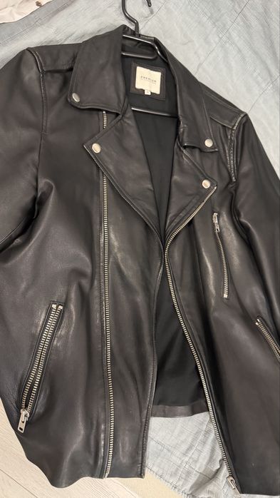 Geaca piele biker Jack Jones