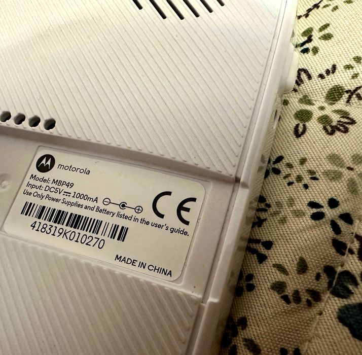Бебефон Моторола / Motorola MBP49 baby monitor