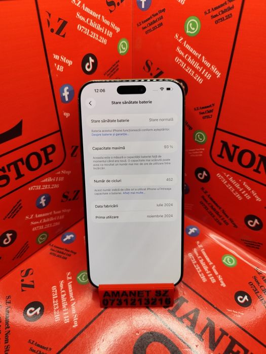 iPhone 16 Pro Max Amanet SZ Non Stop