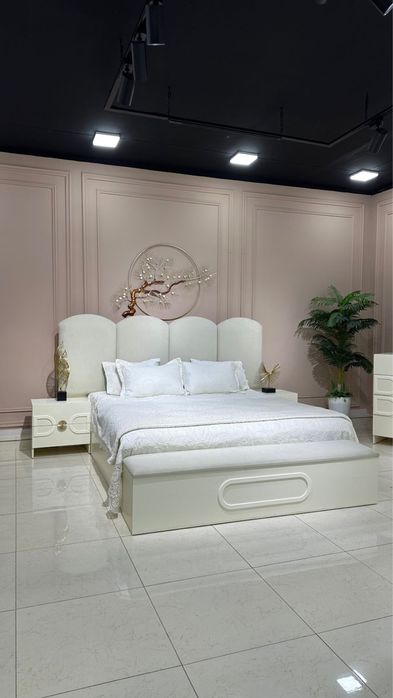 спальный мебель, белый