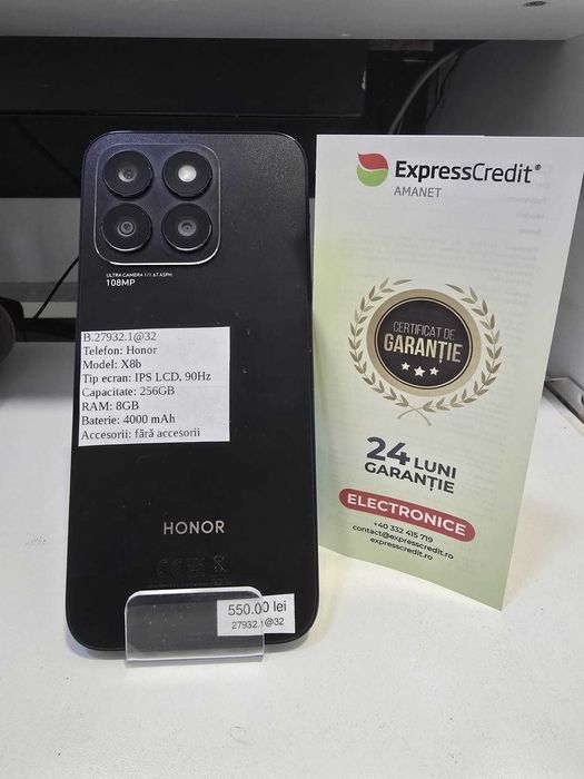 Telefon Honor X8b (AG32 B27932.1) 2 ANI GARANTIE!
