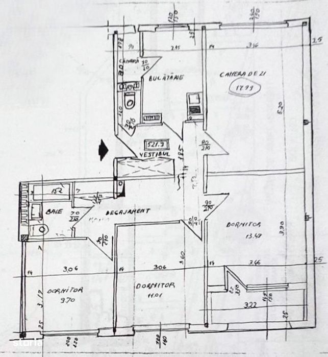 Apartament 4 camere | Decomandat | Etaj 2/4 | Zona Brancoveanu