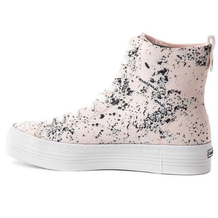 %ПРОМО% CALVIN KLEIN № 38 – Дамски сникърси "PALE PINK & BLACK" нови