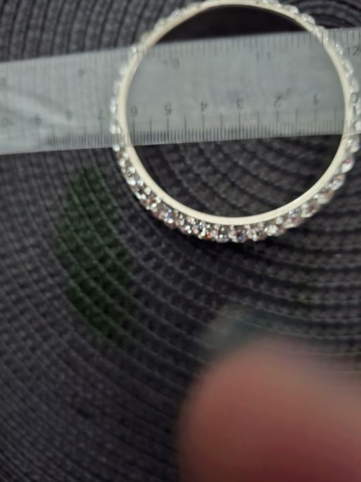 Bratara cristale 2 cm latime si 6.5 raza interioara