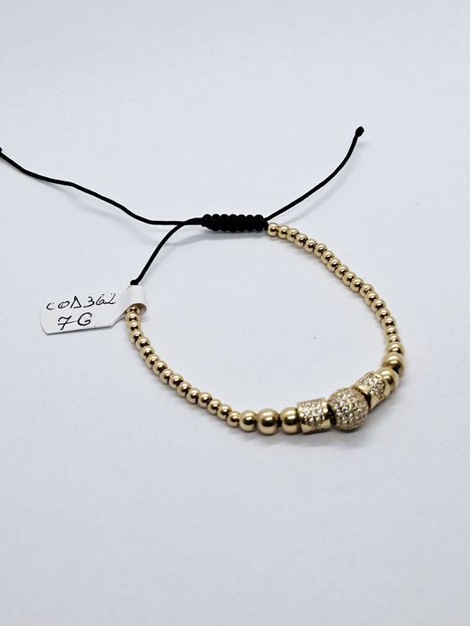 Vand bratarancu bile din aur 14 k 7 g cod 362