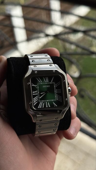 Ceas Seiko Santos Verde Automatic