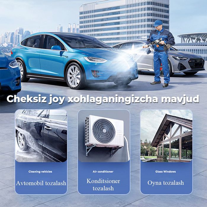 Germaniya brendi yuqori bosimli yuvish moslamasi