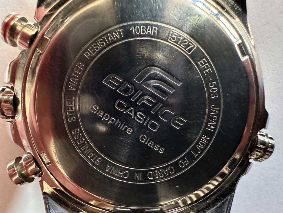 Casio EDIFICE EF-503D-7AV – Оригинален мъжки хронограф