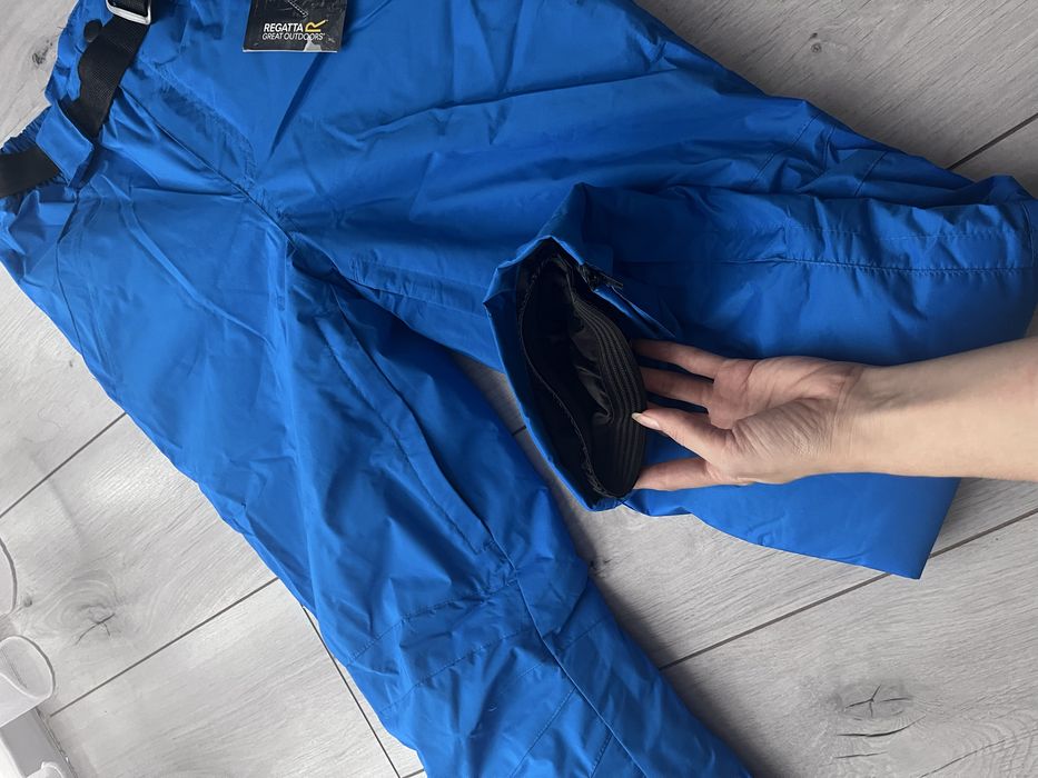 Лыжные штаны синие новые