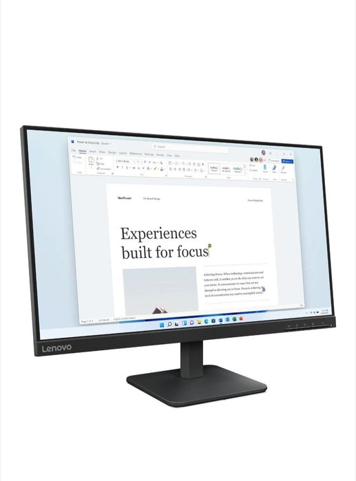 Monitor Lenovo L24e-20, 24 inch, 75Hz, AMD Freesync