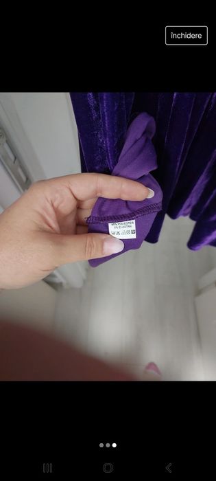 Rochie eleganta din catifea