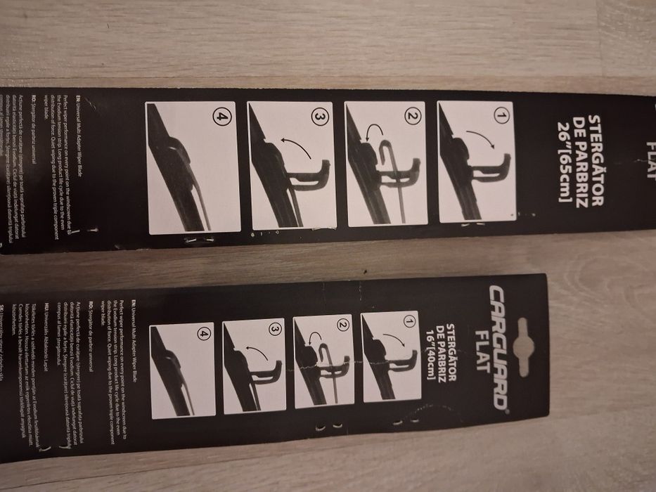 Stergătoare auto, CARGUARD, FLAT26, l 65cm, 16. l 40 cm  prindere tip