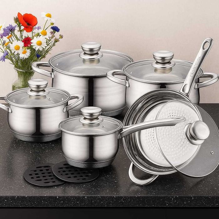 Royalty Line RL-1232–Комплект от 12 части, с капаци и многослойно дъно