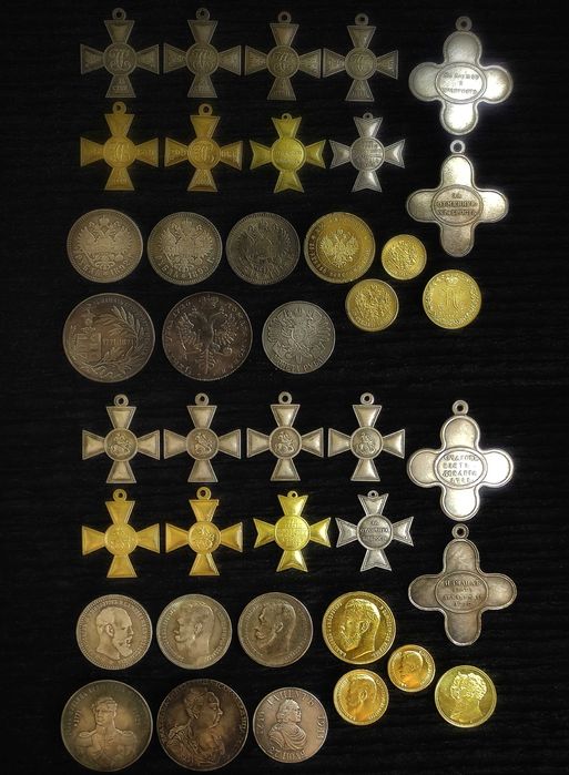 Копии Монет и Наград разных стран и эпох.