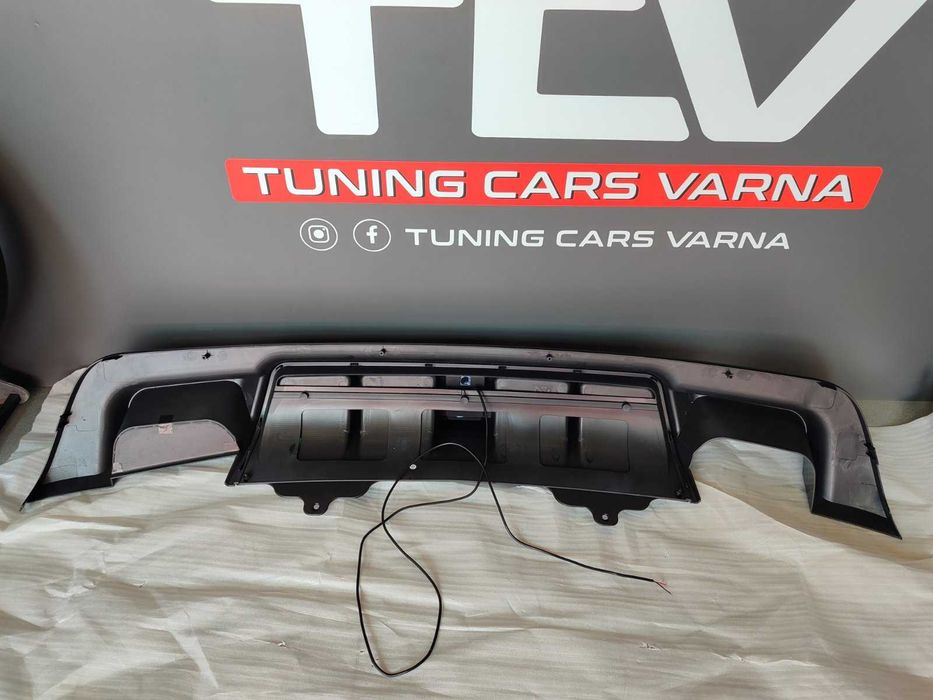 Дифузьор за задна броня БМВ Е60 led stop F1 М-техник BMW E60 M-technik