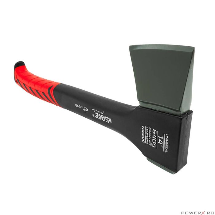 Topor universal pentru tamplarie, maner cauciucat, 640G, Verke
