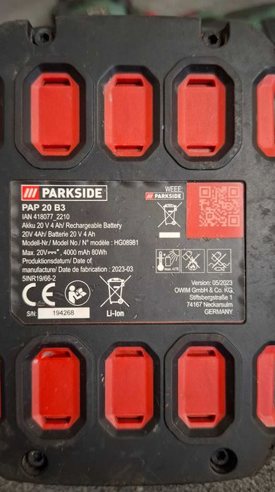 Винтоверт PARKSIDE