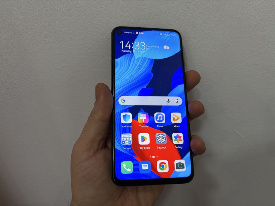 Huawei Nova 5T, 128 gb, 6 gb ram, Black, dual sim