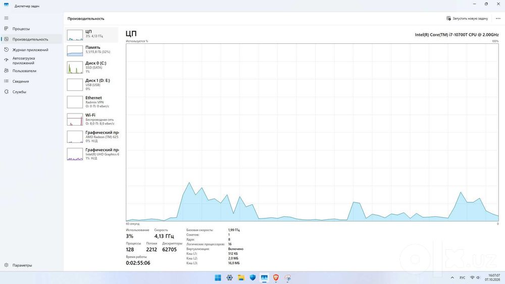 Моноблок Lenovo IdeaCentre i7-10700t. Торг есть