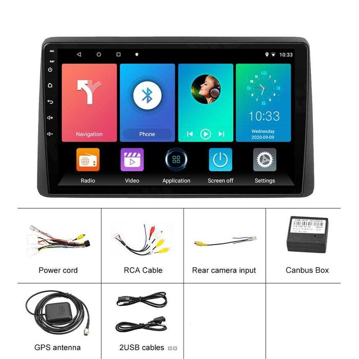 Мултимедия за Renault Dacia Duster HM 2 II Arkana 1 навигация Android