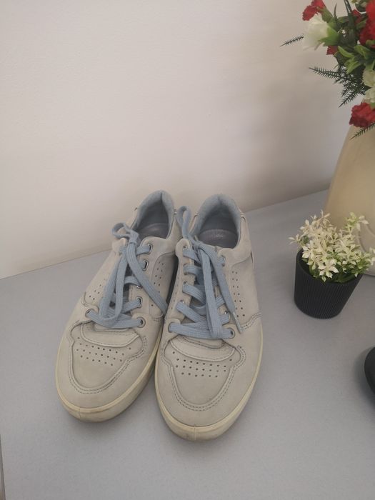 Pantofi damă cu sireturi piele nr 37