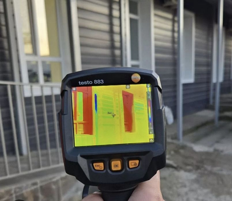 Тепловизор, обследование, утечки тепла и воды