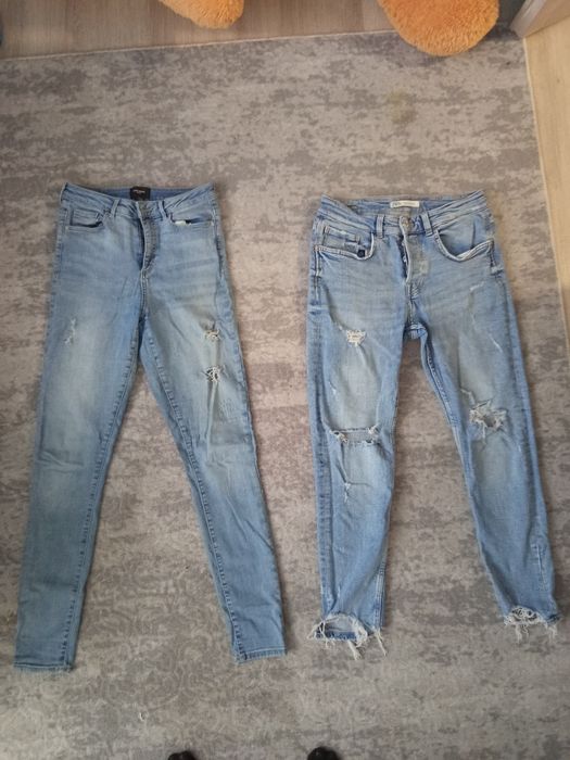 Лот дамски дънки zara,vero moda