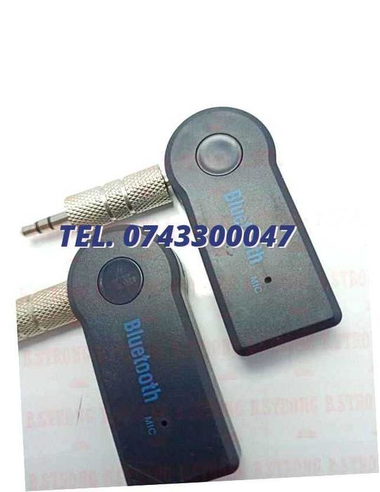 New Adaptor 35mm Audio Compatibil Bluetooth  Masina Aux A2dp Pentru