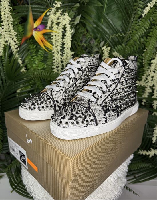 Christian Louboutin High Phyton White