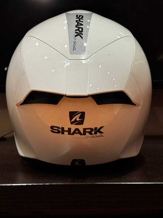 Каска за мотор L размер SHARK D-SKWAL 2 WHITE AZUR Моторна екипировка