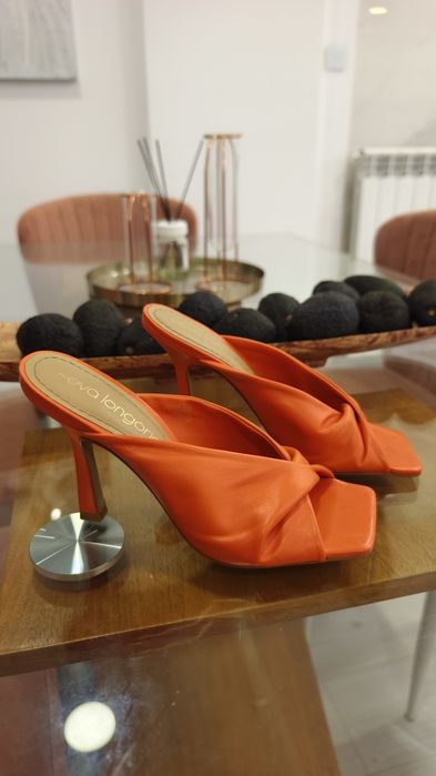 Sandale piele naturală Eva Longoria