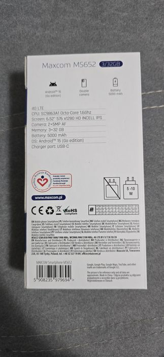 Smartphone Maxcom MS652